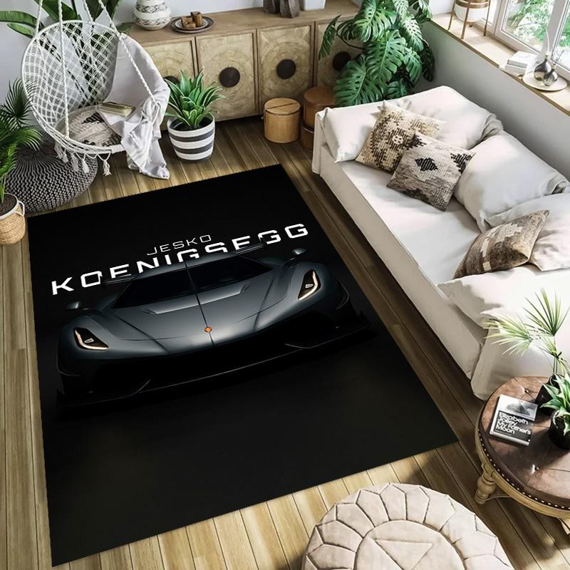 Koenigsegg Jesko: Ковер Элегантность Домашний Декор Придверный коврик Искусство Рождественские подарки Защитная подкладка