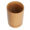 Cylinder Cylinder Bamboo Tool Holder  Bathroom Toothbrush Cosmetic Brush Organizing