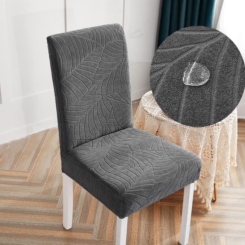 Жаккардовые плотные водонепроницаемые чехлы на сиденья для стульев в столовой, чехлы для сидений обеденных стульев, чехлы для кухонных стульев, накидки