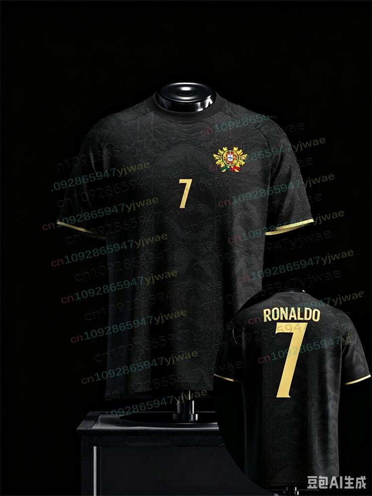 2026 Special Edition Ronaldo No.7 Football Jersey Women Men Sportwear Harajuku Summer Portugal Flag Print Men's Soccer Tshirt