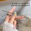Square Rimless Myopia Glasses Men Women Anti Blue Light Metal Finish Myopia Eyeglasses Prescription 0~-6.0