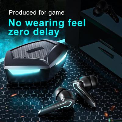 TWS Настройка игровых наушников Беспроводные наушники Bluetooth с зарядным устройством для микрофона Гарнитура с низкой задержкой Геймерские наушники для ТВ-ПК