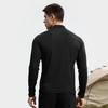 Fila Фитнес Мода Простой Повседневный Спорт Однотонный Универсальный Удобный Трикотажный Лонгслив Мужские Топы A11M531201FBK