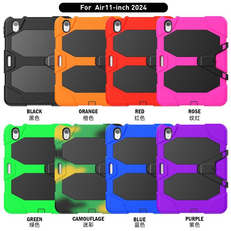 IPad Air 11 Inch Case With Stand Full Coverage Shockproof Silicone Cover Pro Mini 7 Lightweight Protective Shell
