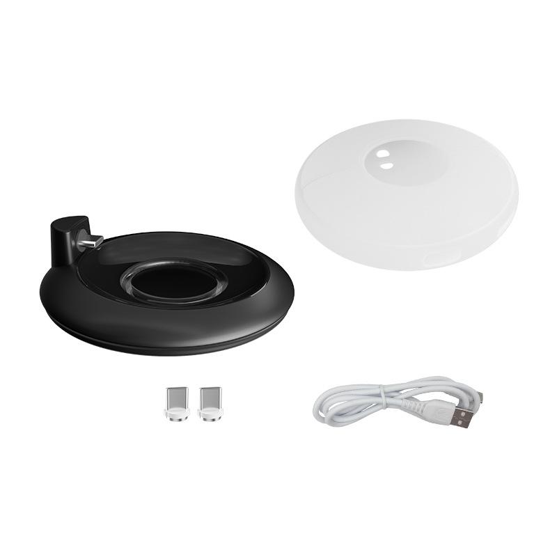 2 IN1 Magnetic Charging Stand and Silicone Protective Cover Pokémon GO Plus+ Charging Holder with USB Type-C Charger Cable and RGB Indicators