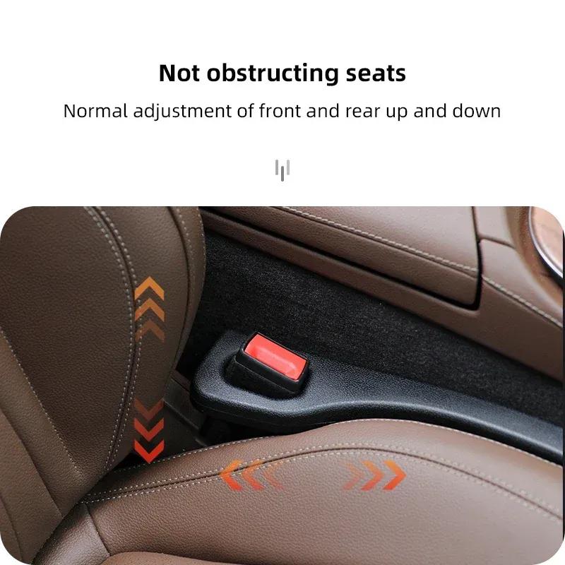 2Pcs Car Seat Gap Filler Side Seam Plug Strip Leak-proof Filling For Skoda Octavia A7 Fabia Superb Yeti Rapid Kodiaq Kamiq Karoq