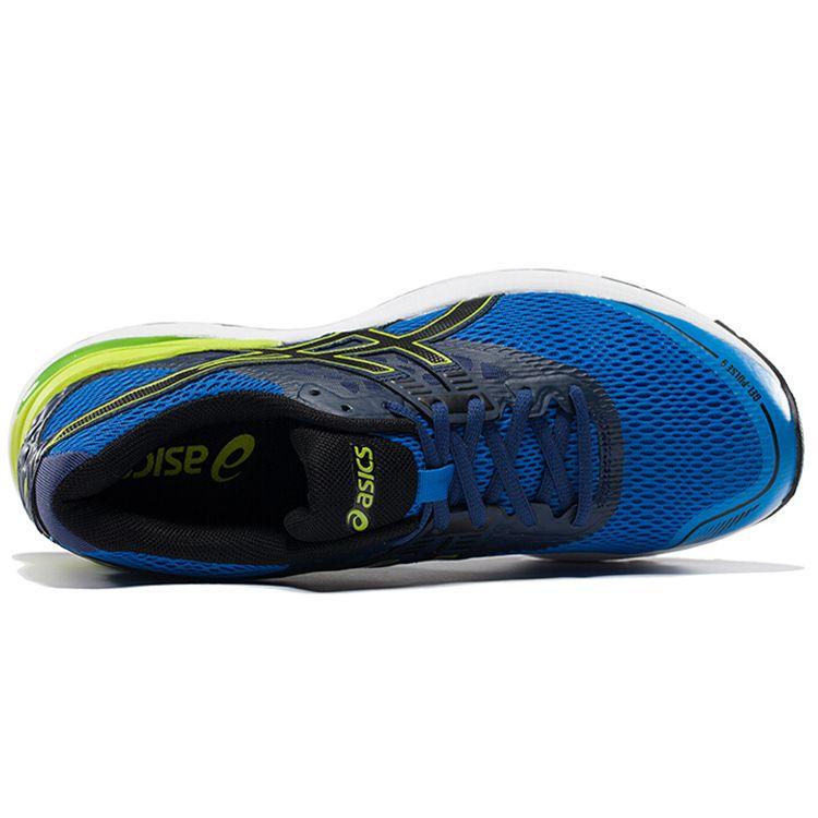 Asics Гель-Пульс 9 Тканевые Спортивные Удобные Низкие Кроссовки для Бега Мужские кроссовки Синий Черный T7D3N-4390