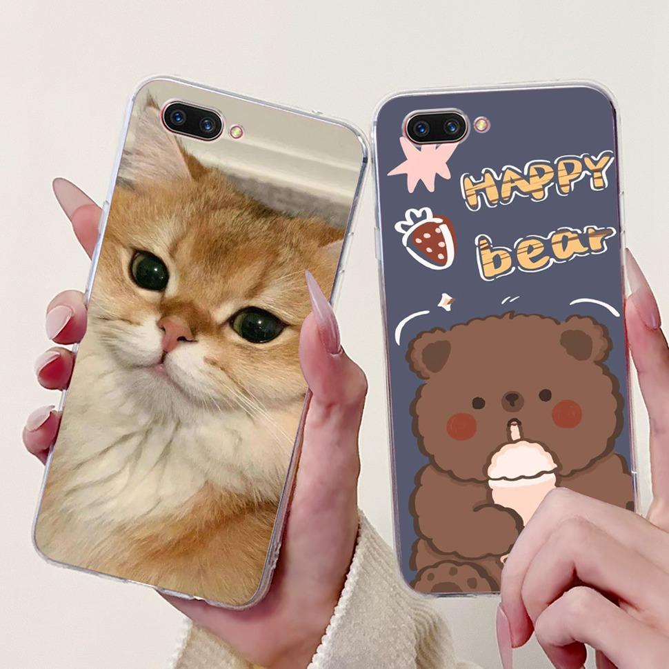 Чехол для OPPO A3S CPH1803 Мягкий Тонкий Fundas Милый Мультяшный Чехол для Oppo A5 AX5 CPH1809 OppoA3s Чехлы для Телефона Oppo A3 s A 3s Coque