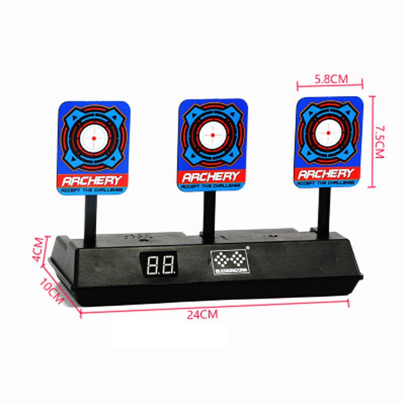 Инфракрасный игрушечный пистолет: Боковой прицел, шлем, мишень для подсчета очков, фонарик из сплава, голографический прицел с красной точкой.