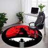 1 шт. Круглый коврик Naruto с изображением груди, для офиса, indoor-коврик, подходит для офиса, под офисные стулья, спальни, гостиной, домашнего декора, декора комнаты