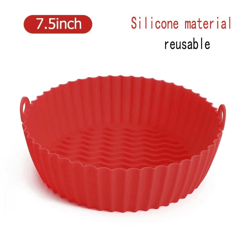 50 шт. одноразовая бумага для фритюрницы с антипригарным покрытием бумага для выпечки круглая квадратная бумажные коврики для фритюрницы кухонные принадлежности