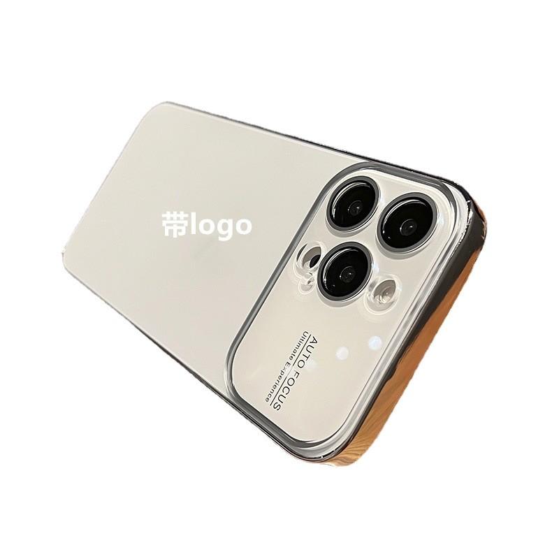 Матовый Электроокрашенный Чехол Полное Покрытие из ПК для iPhone 17 Pro Max С Большим Окном для Камеры Ударопрочный Устойчивый к Царапинам
