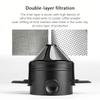 [Stainless Steel |   Portable] Stainless Steel |   Portable Pour Over Coffee Filter |   Reusable Drip Coffee Tea Holder Infuser Dripper Black