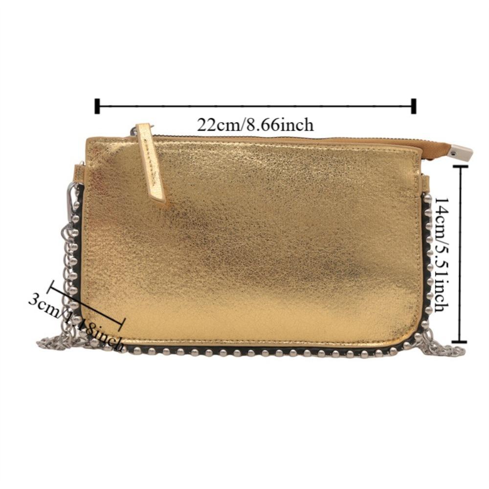 Сумка-тоут под мышкой с заклепками, корейский стиль, роскошная сумочка, элегантная винтажная сумка на плечо, женская