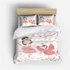 Cartoon Ballet Dancing Girl Duvet Cover Set Princess Style Twin Siz Bedding Set Kids Girl Nordic Bed Cover 150 90  Queen King