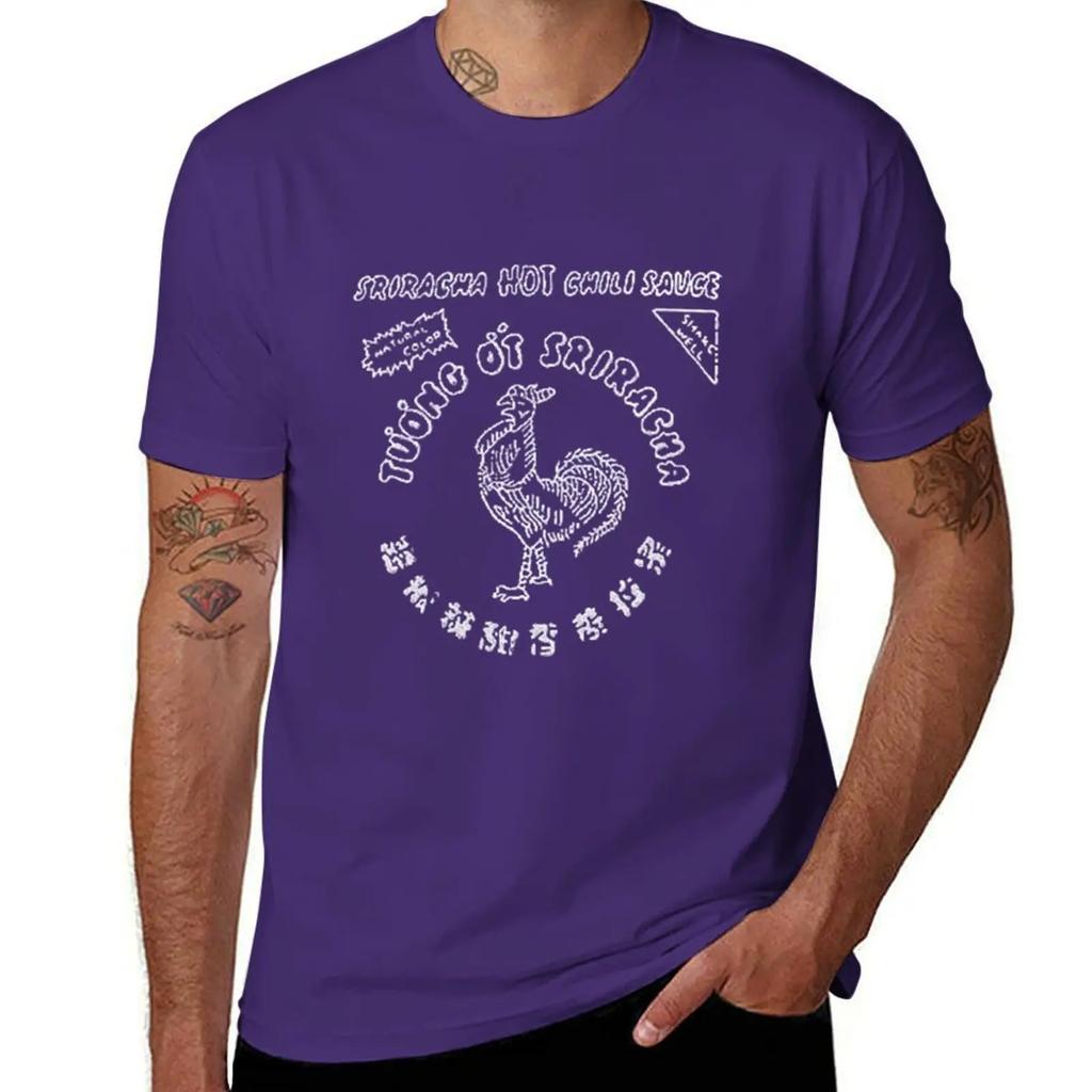 Sriracha - Logo T-Shirt Short sleeve tee customs design your own t shirts