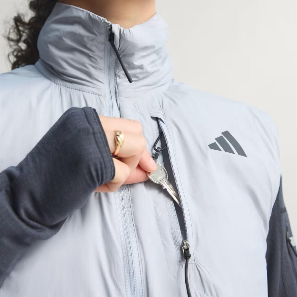 adidas Climawarm Adi365 Приталенный жилет без рукавов с воротником-стойкой, дышащий, женский жилет JP3848
