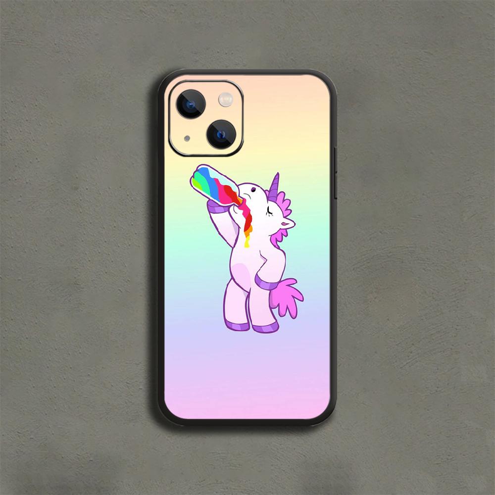 Чехол для телефона с радужным единорогом для iPhone Samsung Galaxy Redmi Xiaomi Oppo OnePlus Note SA 7 8 9 10 11 12 13 14 20 21 22 23 53 54 Pro Max Plus Ultra