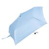Rose Sangyo 50cm Mini Folding 63500321 Lightweight, Color-Coated Umbrella, Heat-Cut, Sax,