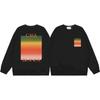 Unisex Oversized Cotton Graphic Print Crewneck Sweatshirt Winter Casual Wear