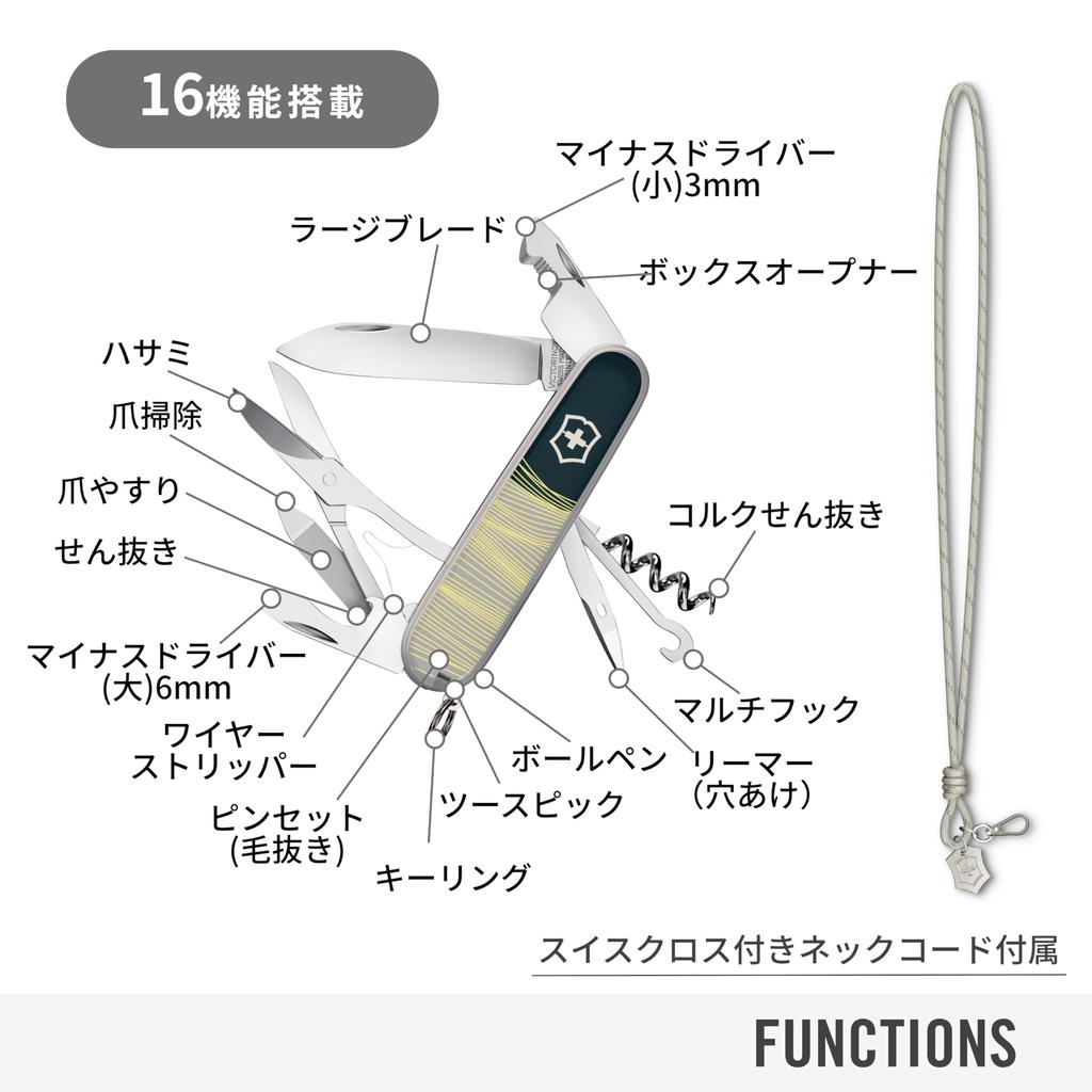 VICTORINOX Live To Explore Companion New York Style Equipped with Box Opener and Ballpoint Pen Swiss Army Knife Multifunctional Knife Disaster