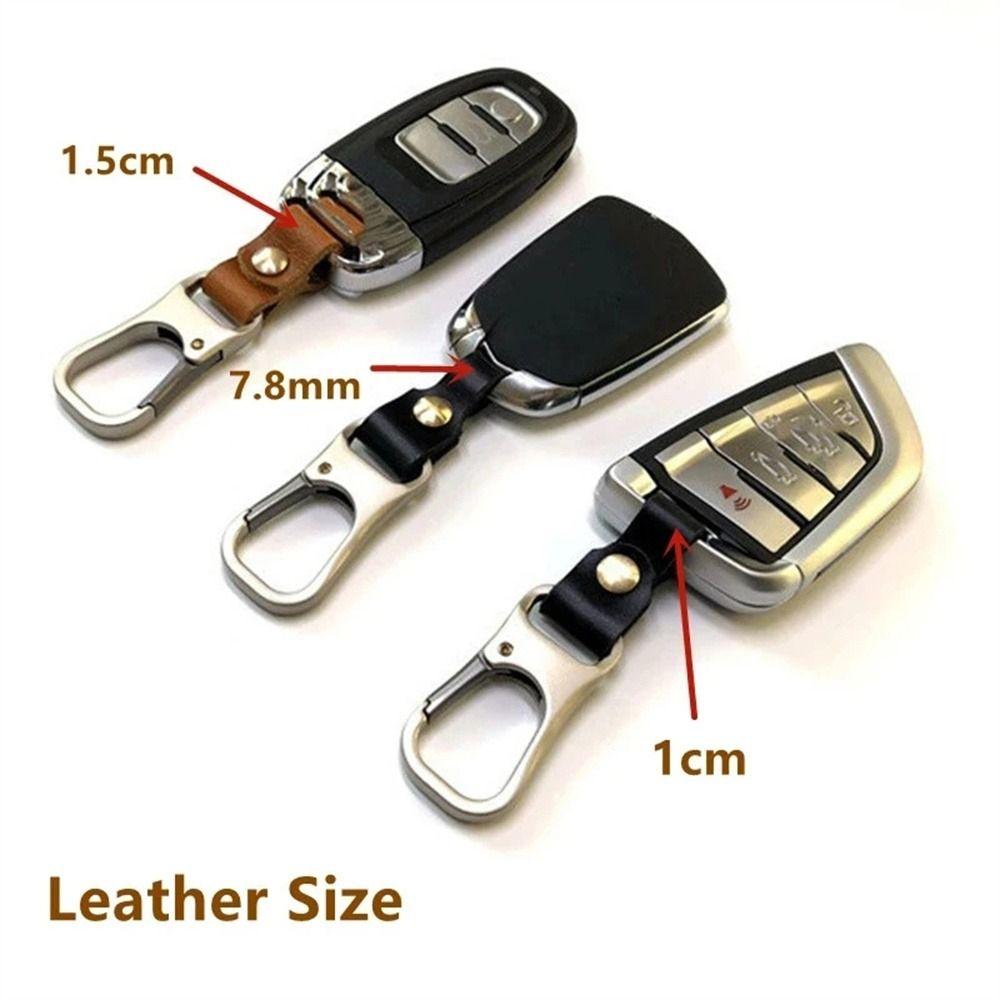 Genuine Leather Business Key Ring Leather Keychain Car Keychain Car Key Holder Keys Organizer