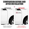 AFP2   1pc Aluminum Emblem Car Window Body Car Side Fender Decoration Stickers For Citroen C4 C2 C1 C3 Grand Picasso Auto Accessories