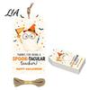 DIY Craft Tags 50 Pcs Halloween Paper Gift Tags, Vintage Evil Pumpkin Skeleton Witch Hanging Labels for Gifts with Hemp Rope Trick or