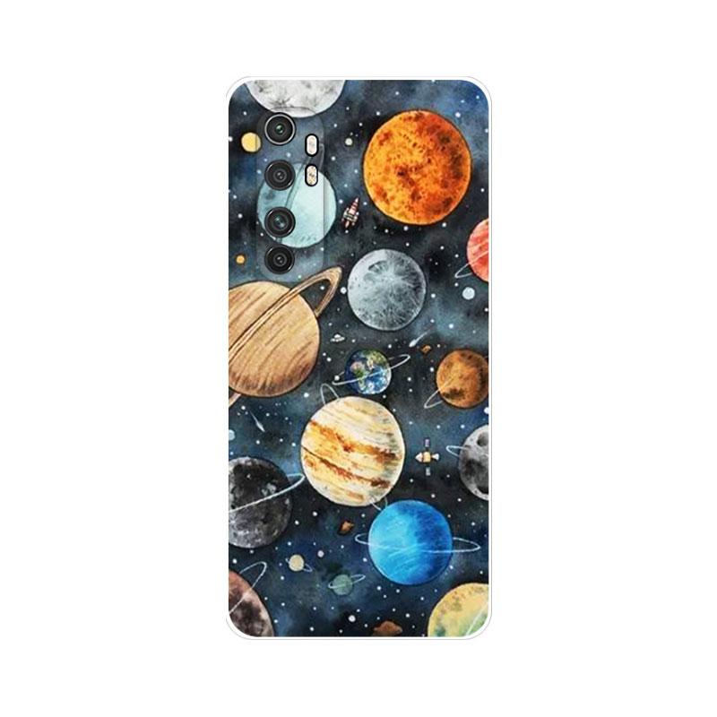 Чехол для Xiaomi Mi Note 10 Lite Чехол Силиконовый Мягкий ТПУ Цветок Fundas для Xiaomi Mi Note 10Lite Note10 Lite Capa ударопрочный Para