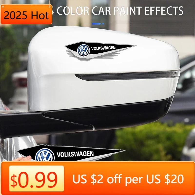 Горячие 4 шт. Декоративные наклейки для стайлинга Автомобильные наклейки Аксессуары Для Volkswagen VW R-Line R GTI Polo T5 T-ROC Golf Passat Scirocco Je