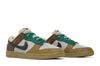 Men's Sneakers Nike Dunk Low Safari Golden Moss Cacao Wow/Off Noir-Gorge Green