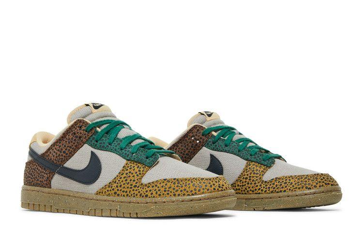 Men's Sneakers Nike Dunk Low Safari Golden Moss Cacao Wow/Off Noir-Gorge Green