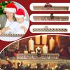 Деревянный Рождественский Адвент-календарь с Обратным Отсчетом, Камин и Полка, Декорация