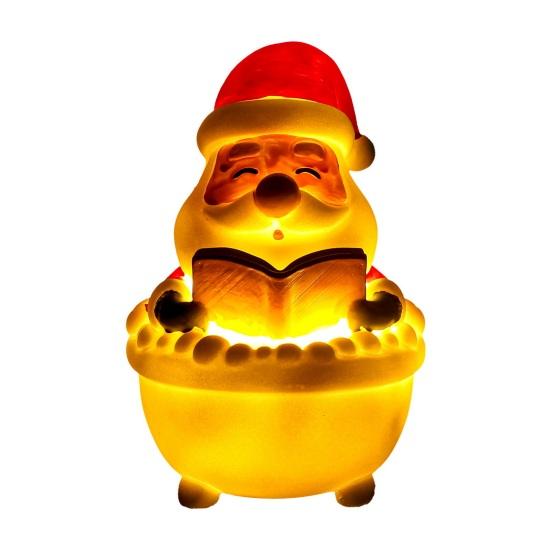 Рождественский ночник Маленькая смоляная светодиодная лампа Санта/Иисус/Снеговик Рождественский ночник для детской спальни Настольный декор