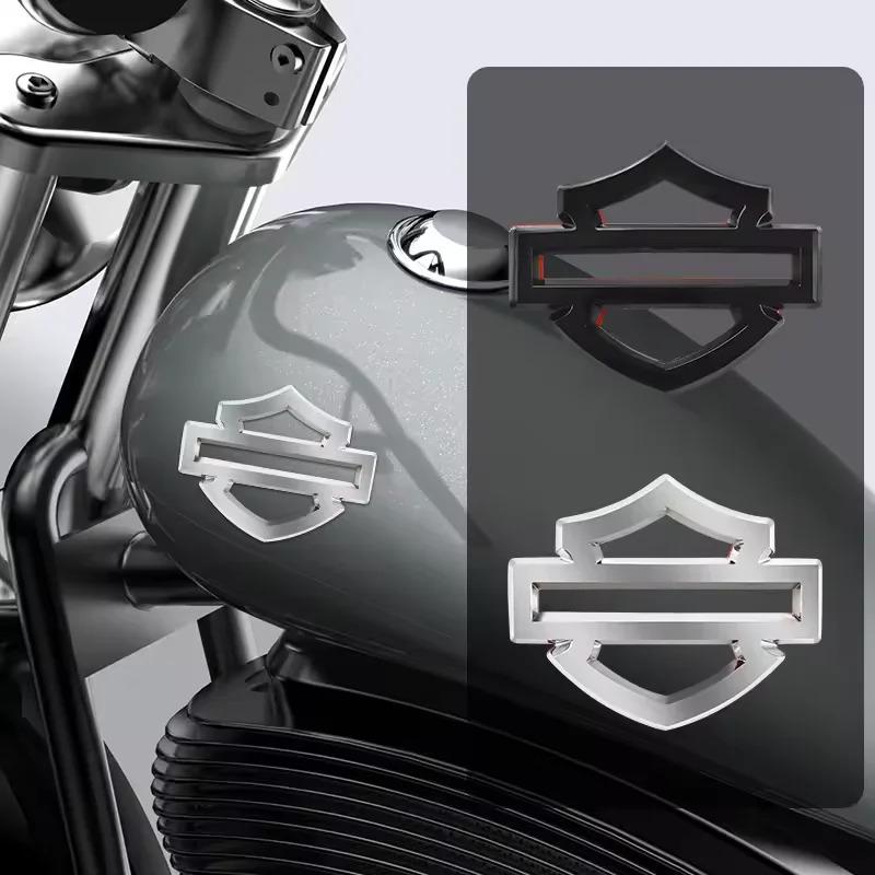 Для Harley Davidson 3D Металлические Аксессуары Наклейки на Мотоцикл Эмблема Логотип Наклейки Декоративная Наклейка на Боковую Часть Кузова Для Бензобака