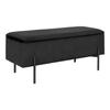 House Nordic Luna Storage Bench Black 442802