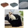 Durable Waterproof Pet Blanket Thick Flannel Plush Sherpa Design Perfect For Dog Beds And Lounging