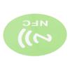 20 шт. NFC-стикеров Компактные Портативные Устойчивые к помехам Перезаписываемые CUID NFC-наклейки для устройств с поддержкой NFC Зеленые