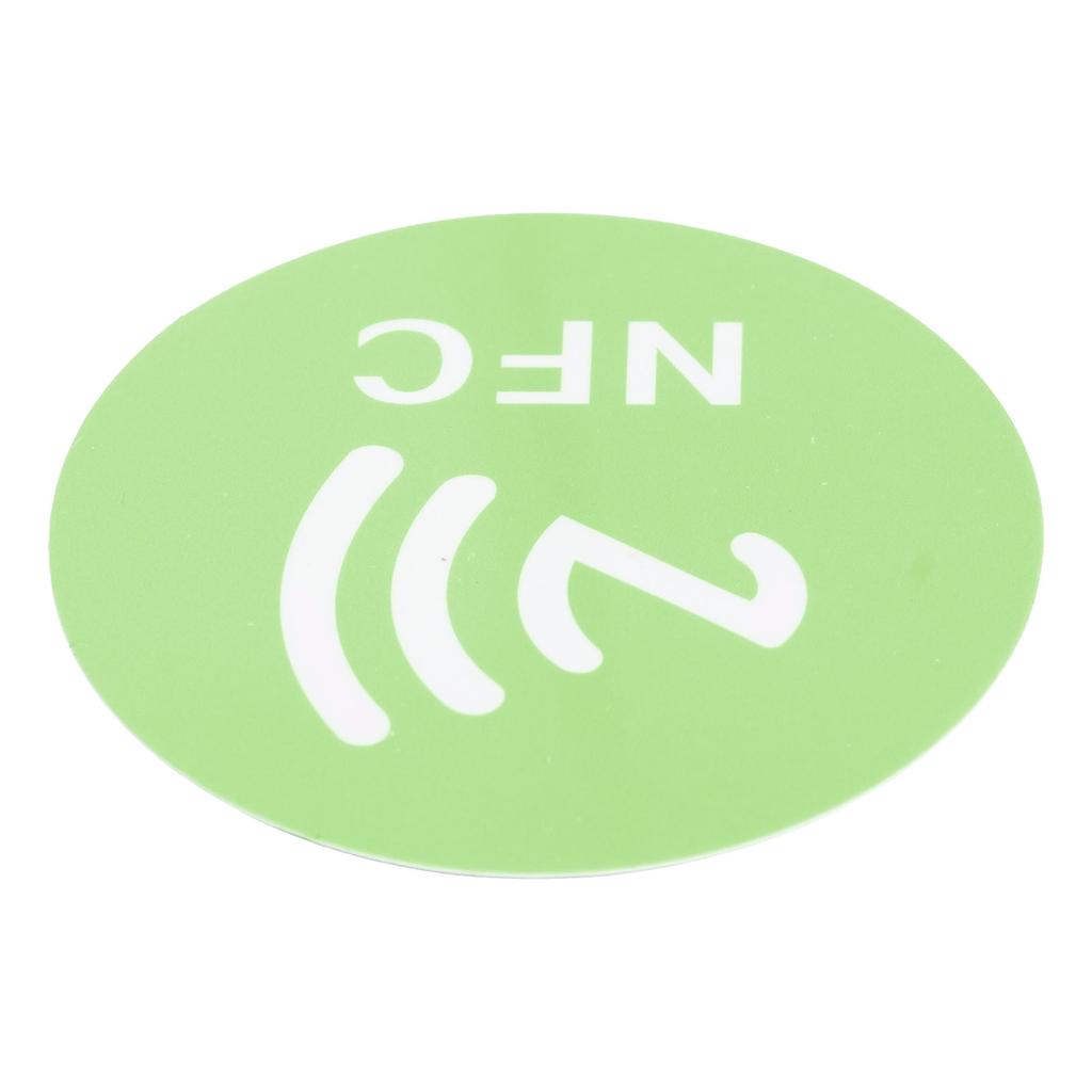 20 шт. NFC-стикеров Компактные Портативные Устойчивые к помехам Перезаписываемые CUID NFC-наклейки для устройств с поддержкой NFC Зеленые