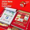 2026 Year of The Horse Color Almanac Time Planner 365 Health Knowledge Calendar