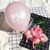 10PCS 12inch Latex Printed 18 Years Old Decoration Party Supplies 18th Happy Birthday Balloons