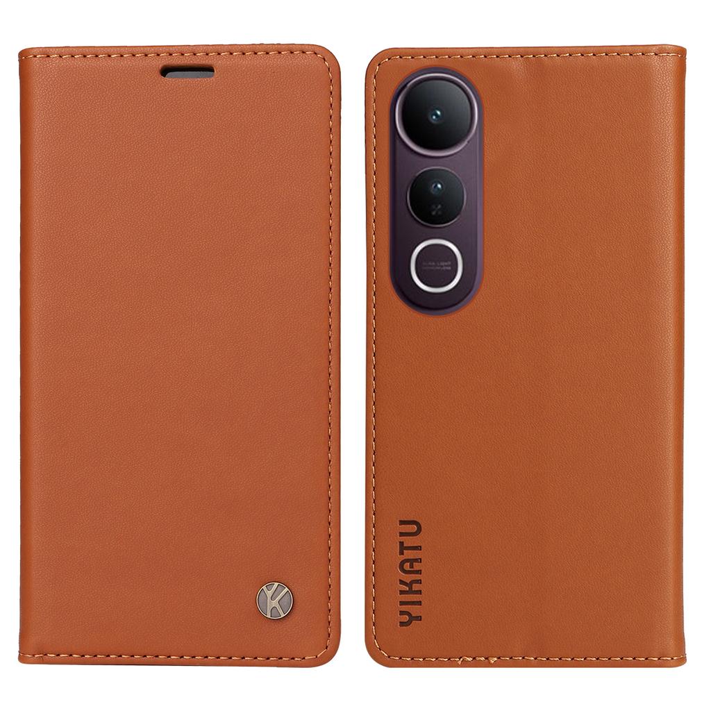 Для vivo V50 Lite 5G Чехлы для телефонов YIKATU Магнитная застежка PU кожа Мобильная обложка