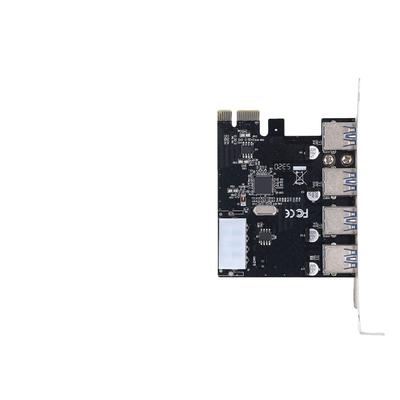 Карта расширения USB 3.0 PCI Express Поддержка системы Windows 2000 5 Гбит/с 4 порта Сверхвысокая скорость для настольного ПК