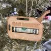 Wooden Gas Can Money Holder Christmas Tree Hanging Gas Money Wallet Cash Envelope Decoration Ornament Pendant Festival Party Wood Money Gift