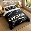 Bedding Set 1 Duvet Cover 2 Pillowcases JCB Print Soft Bed Linen Bedroom Decor