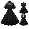 Fabulous Solid Color Mesh Two Piece Chiffon Gothic Doll Collar Party Dress for Dress Up Prom Dress