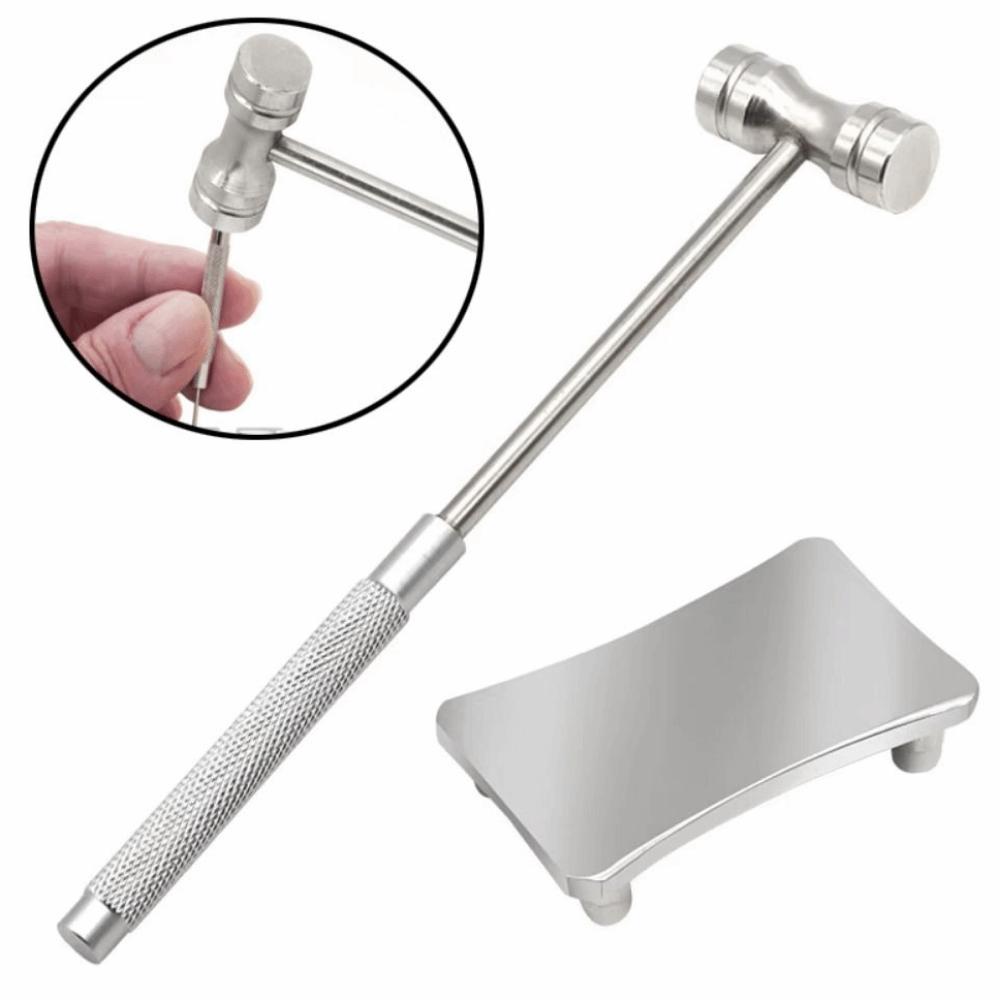 2Pcs/Set Anti-Skid Steel Jewelry Hammer Durable Watch Band Tool Bracelet Installation