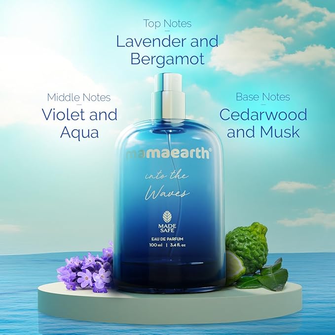 Mamaearth Into the Waves Eau De Parfum For Men-100 мл|Made Safe Approved|