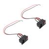 2PCS Pottery Machine Power Switch Push Button Safe Heat Resistant Easy to Use for Ceramic Machine