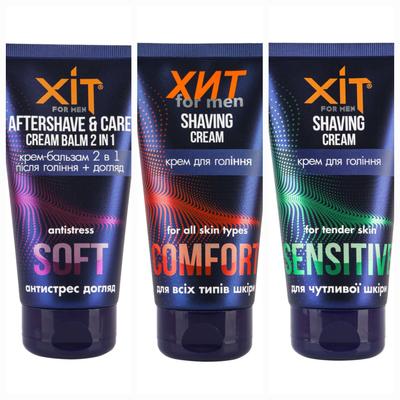 Крем для бритья и крем после бритья для ежедневного ухода, 150 г